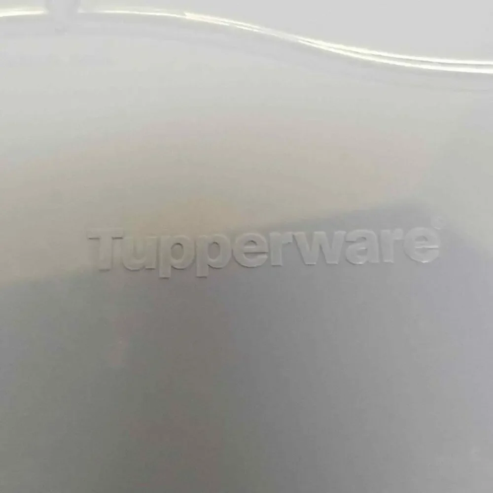 Tupperware Crystalwave Divided Microwavable Vented Lid Dish Lunch Dinner ToGo